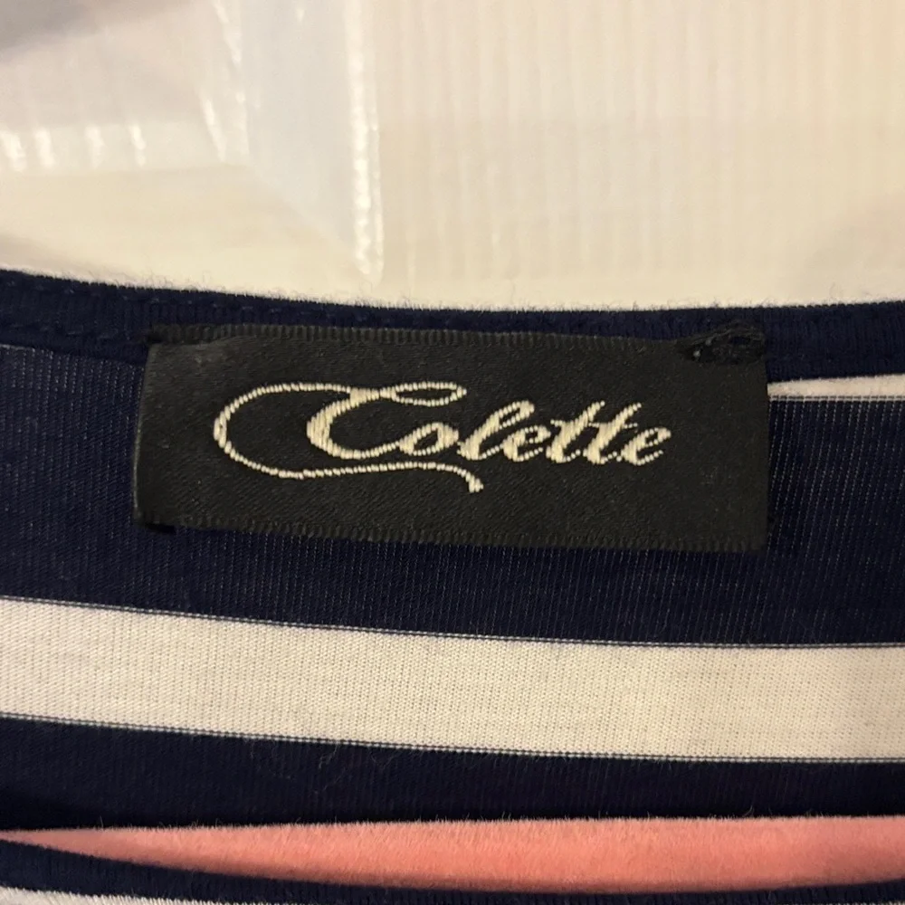 Striped Navy and White Top - Picture 4 of 7